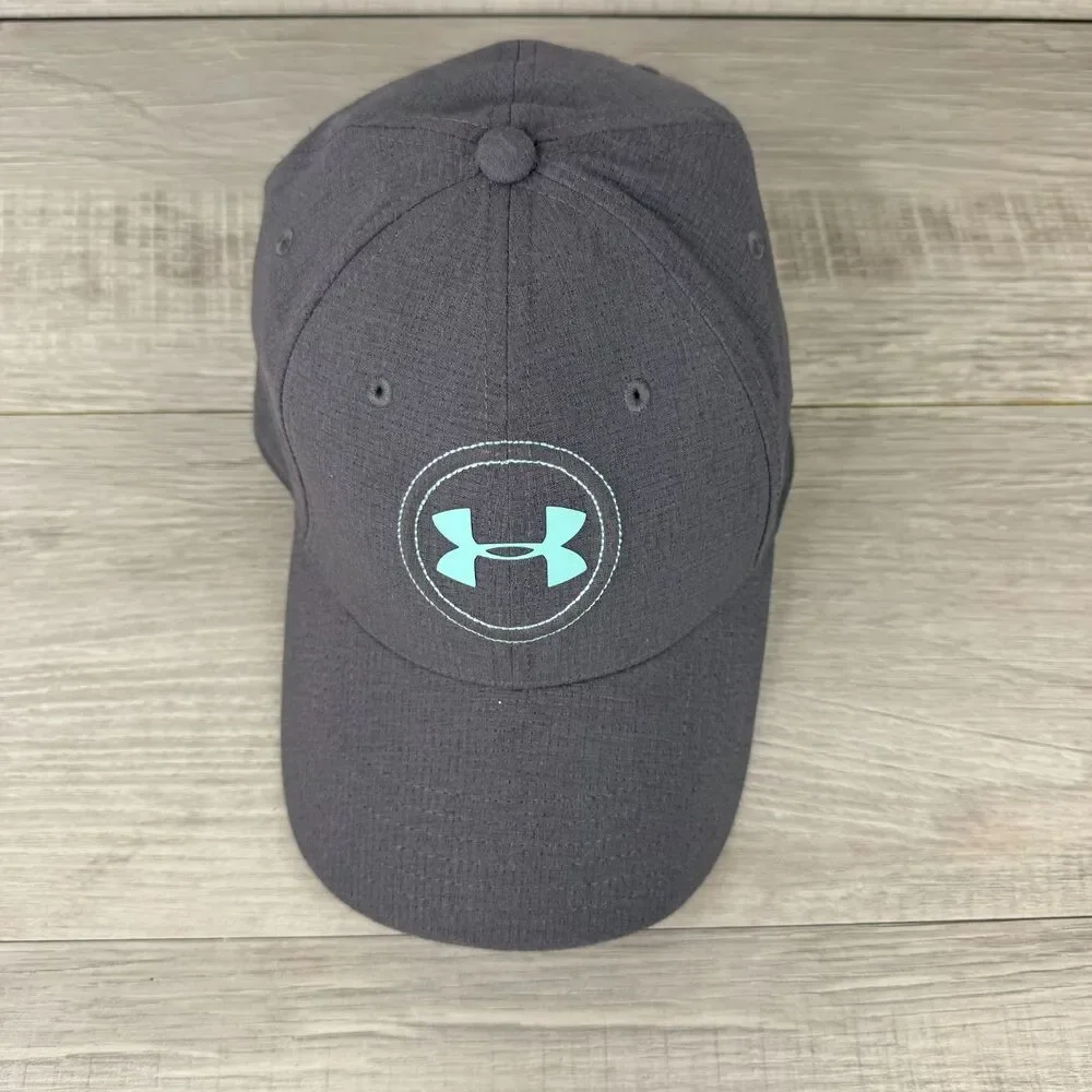 Under Armour Jordan Spieth Tour Golf Cap Mens L/XL Charcoal Gray Fitted Hat